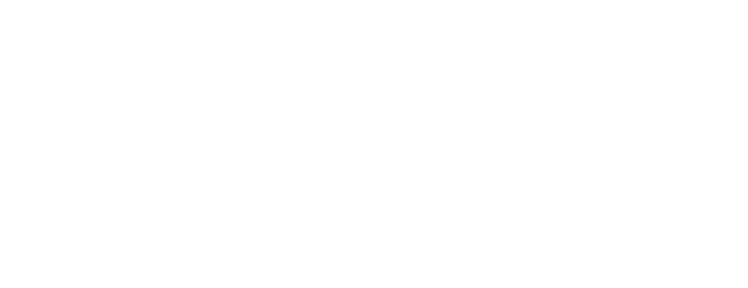 Logotipo Augusto On Black